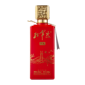 红军渡酒二渡贵州酱香型白酒粮食固态发酵酿造53度礼盒装白酒