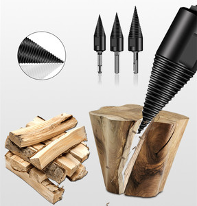 劈柴钻头神器分裂器家用破柴劈木机砍柴材柴火工具手动农村全自动