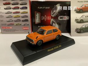 1：64 京商 本田 思域 Civic RS 橙色 初代 Honda 车模