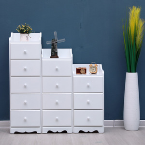 桌头柜收纳整理边角卧室宿舍简约现代小窄夹缝创意垫轻奢北欧斗柜