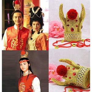 日本购实拍古代红楼梦男士帽子贾宝玉原版头冠古装少爷头饰