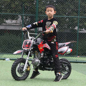125cc两轮儿童越野山地竞技摩托车49cc儿童入门二四冲程汽油迷你