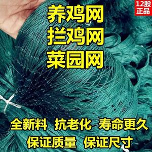 围栏养鸡网尼龙网菜园围栏网鸡网塑料网家禽养殖网拦鸡网户外拦网