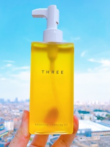 185ml日本THREE卸妆油小三卸妆干净不油温和不刺激敏感肌孕妇可用