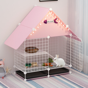 兔笼子兔子专用笼子宠物窝屋室内自动清粪家用大号新式兔笼别墅