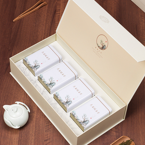 高档天目湖白茶包装盒半斤装茶叶盒春茶礼品盒溧阳特产白茶空礼盒