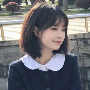 圆脸适合的发型修脸