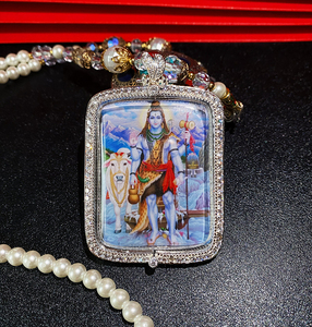 泰国手工艺 佛牌真品 艺铉佛尚 湿婆申吊坠 镶钻外壳项链手链挂饰