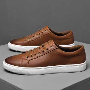 ifashion男鞋莆田鞋2022新款男生鞋子真皮休闲鞋国潮网红爆款板鞋