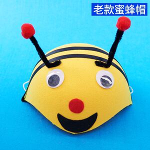 松鼠袋鼠头饰 儿童表演 道具 动物头饰 儿童面具 装扮小动物头套