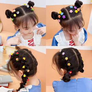 发夹儿童可爱豆豆扣编发器夏天头饰女公主宝宝小辫子女童抓夹发饰