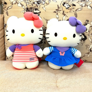 公仔kt毛绒玩具凯蒂猫咪布娃娃抱枕生日礼物女 毒牙kiyiking