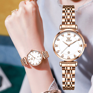 瑞士正品名牌浪琴瑰丽手表女全自动机械表超薄夜光防水石英表女表