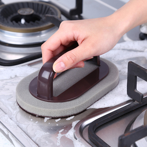 带柄厨房刷锅神器灶台锅刷强力清洁刷纳米金刚砂擦锅搽锅底不粘油