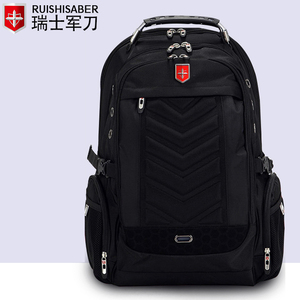 瑞士军刀双肩包男女大高中学生书包男士背包运动旅行包商务电脑包