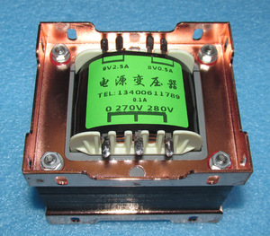 客户订制的诗醉PV12L胆前级电源变压器功率55W EI76X35mm规格铁芯