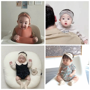 韩国韩版可爱亲子头饰婴儿男女宝宝发带春秋护囟门发饰儿童小童