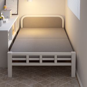 折叠床家用单人床成人简易午休小床加床宿舍出租房午睡硬板铁架床