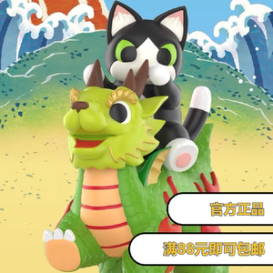 popmart泡泡玛特 小夏屋猫吉拉的玩闹日常系列手办盲盒玩具创意