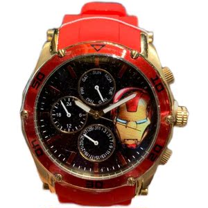 上海迪士尼国内代购漫威钢铁侠成人指针石英腕表电子手表生日礼物