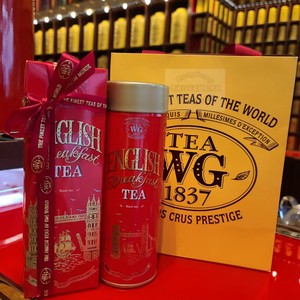 香港代购新加坡 TeaWG TEA特威差奢侈英国早餐红茶110g专柜采购