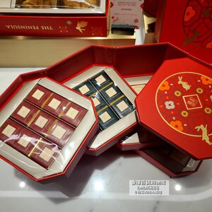 {半岛新年礼盒}香港the peninsula酒店高档奢华4层36片巧克力礼盒