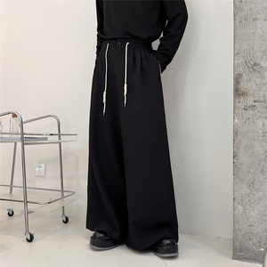 黑武士剑道裤山本风阔腿裙裤男痞帅高级感新中式国风男装禅意裤子