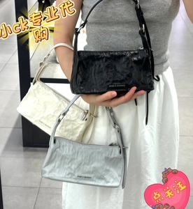 charleskeith新品小ck2-80160183褶皱极简设计百搭通勤包包女包