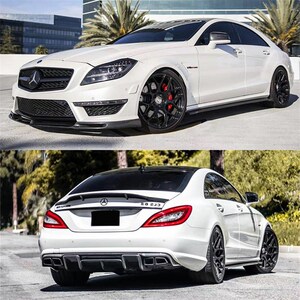 捷盛改装淘宝07-11奔驰cls63 amg w219改装jsk款碳纤维后唇后铲后