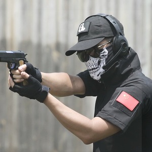 骷髅头巾男运动面巾半脸战术吃鸡面罩cs骑行面具使命召唤幽灵面罩