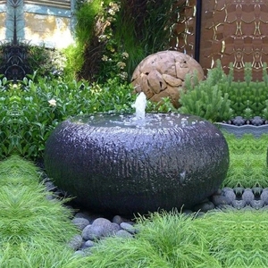 如若clh淘宝流水景观石头流水喷泉摆件户外庭院水系简约现代石钵