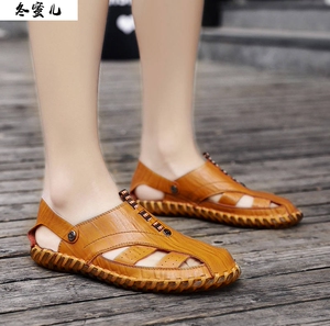 黄金战靴fashion男鞋凉鞋户外男士可涉水有后跟网红超火百搭包头