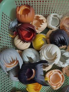 淘宝正版散货 gsc 粘土人 舰娘 爱宕 后发 头发尸体 瑕疵蚊蚊仔10