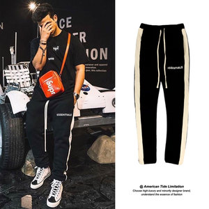fear of god essentials复线吴亦凡同款束脚裤fog长裤宽松裤子男