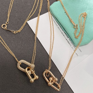 t家马蹄项链 级别蒂芙尼项链 高版精工   【高端定制持久保色