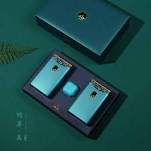 新款故宫点翠礼盒半斤一斤装通用茶叶包装密封金属绿茶金骏眉空盒