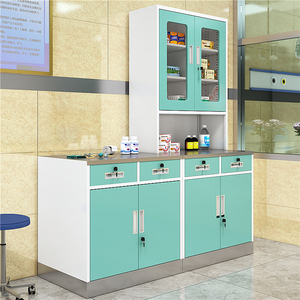 深寒168淘宝药柜304 不锈钢西药柜诊所医用器械柜处置台无菌配药