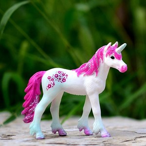 思乐2021新款精灵小马独角兽独角马70597仿真玩具女孩礼物小摆件