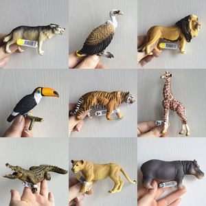 外贸出口正品仿真鳄鱼狮子大象河马老虎大熊猫动物模型儿童玩具