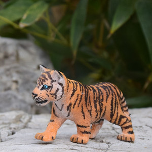 德国思乐小老虎幼崽幼虎14732仿真野生动物模型 儿童玩具小礼物