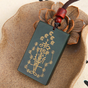 赵公明吊坠男士