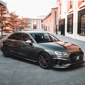 适用于20/21/22款奥迪a4l改装外观件gf大包围套件前唇侧裙后尾唇