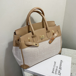 itsk包包女包2021新款潮时尚休闲铂金斜挎单肩手提包大容量帆布包