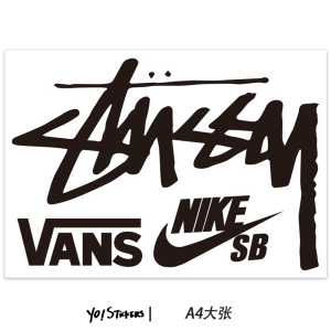 行李箱贴纸防水潮牌明星