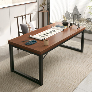 毛笔书法专用大板桌家用书房书画桌客厅大长书桌写字台桌子练字桌