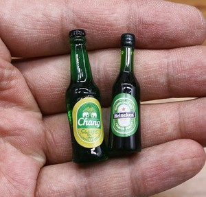 现货1/6兵人散件双象/喜力啤酒瓶迷你模型场景搭配