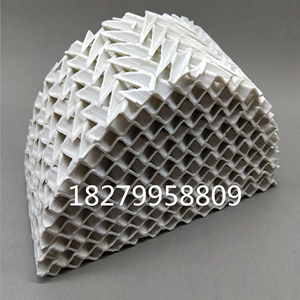 供应250Y350Y450Y吸收塔填料耐酸耐碱耐高温陶瓷波纹填料
