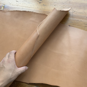 e-267原色植鞣腩条3张20尺原色植鞣革可吸水托斯卡纳厚1.6-1.8mm