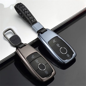 19/20款奔驰c63a45e43s63s65gla45glc43amg汽车铝合金钥匙包壳套
