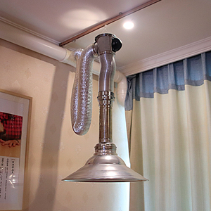 艾驿艾灸排烟管上排烟伸缩吸烟罩排风抽烟机艾灸专用排烟机系统